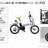 パナソニック製の電動アシスト自転車と共通バッテリーというのも特徴のひとつ。