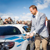 マツダ、ノルウェーで水素自動車 RX-8ハイドロジェンRE を公開