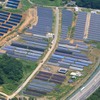 山梨県北杜市の大規模太陽光発電所