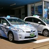 柏崎タクシーが導入したプリウスPHVとi-MiEV