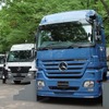 【新型『アクトロス』日本発表】国産トラックよりも価格は安くなる