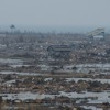 東日本大震災 津波で壊滅的な被害を受けた海沿いの街（宮城県山元町付近）