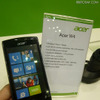Acerのブースでは「Acer W4」のモックにタッチできる Acerのブースでは「Acer W4」のモックにタッチできる