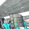 2050年のエアバス構想図。モーフィングシートでホログラム映像を操作できるスマートテック・ゾーン