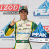 米インディカーシリーズ、ポールポジションを獲得した佐藤琢磨選手