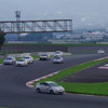 ハイブリッドカーによるレース、エコカーカップが富士スピードウェイのレーシングコースで開催された