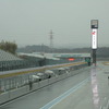 雨の影響でFニッポン鈴鹿テスト初日の午前は走行中止に。