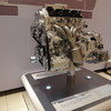 日産、先進技術発表会で用意されたFF用HV2.5リットルエンジン