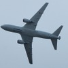 航空自衛隊の空中給油機、KC-767。旅客機のボーイング767がベースとなっている。