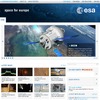 欧州宇宙機関の公式ウェブサイト