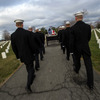 USSモニターの遺体埋葬式典