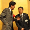 安倍首相と豊田章男自工会会長（2013年自工会賀詞交歓会）