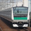 りんかい線に乗り入れている埼京線の電車。大みそか～元旦の終夜運転でも直通運転を行う。