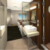 客室・スイート（定員2人）、バス・トイレ付のツインの個室（イメージ）