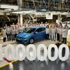 メガーヌの累計生産台数が400万台に到達したルノーのスペイン・パレンシア工場