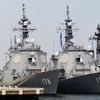 演習で多くの艦艇が集るタイミングを利用して、もうひとつの対抗戦が横須賀で開催。日本に6隻しかないイージス艦がなんと4隻も参加。