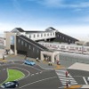 橋上駅舎化は岩槻駅と川俣駅で推進する。画像は2015年度の完成が予定されている川俣駅のイメージ。