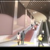 新しい脇野田駅の西口イメージ。上越妙高駅に隣接する橋上駅舎となる。