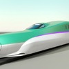北海道新幹線の部分開業にあわせてJR北海道が導入するH5系新幹線車両の完成イメージ。基本的な仕様はJR東日本のE5系と同一だ。