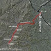 信楽線の路線図。貴生川駅のすぐ近くにある杣川橋りょうが流されるなどして運休中だが、11月29日に再開することが決まった。