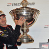 2014年のインディカー・シリーズでドライバーズチャンピオンに輝いたウィル・パワー。写真：INDYCAR
