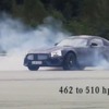 メルセデスAMG GTの開発車両。462hpのベースグレードを予告