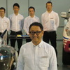 2014年のトヨタモータースポーツ活動発表会に出席した豊田章男社長。