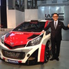 トヨタ自動車 豊田章男社長とヤリス WRC