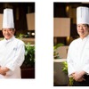 『四季島』の料理は中村勝宏さん（左）が監修。総料理長は岩崎均さん（右）が務める。