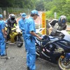 関東運輸局管内で実施した特別街頭検査の様子