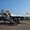 退役が近いといわれている「EA-6プラウラー」は電子戦機。