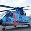 警視庁の大型ヘリコプター「AW101」も展示。