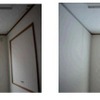 従来の合わせガラスと比較すると、室内の明るさの差が明確。写真左が従来の合わせガラスで、写真右が同製品を採用した合わせガラスとなる（画像はプレスリリースより）