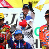 2014全日本モトクロス選手権第8戦中国大会にて、両ヒートを制し総合優勝を果たした平田選手。