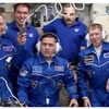 ISSに到着した45Sクルー（前列左からティモシー・コプラ宇宙飛行士、ユーリ・マレンチェンコ宇宙飛行士、ティモシー・ピーク宇宙飛行士）