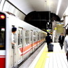 大阪市営地下鉄の御堂筋線。大みそか～元旦は市営地下鉄全線で終夜運転を行う