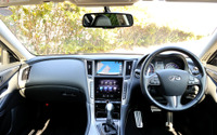 【日産 スカイライン 試乗】世界初のダイレクトアダブティブステアリングに驚く…片岡英明 画像