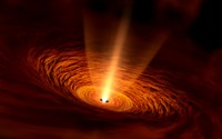 アルマ望遠鏡で原始星を取り巻くガス円盤とガスの動きを観測成功 画像