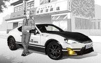 トヨタ 86、『頭文字D』仕様が登場…英国 画像