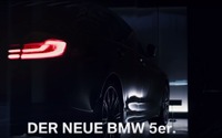 BMW 5シリーズ 次期型、LEDテールライトが見えた 画像