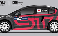 新井敏弘選手、グローバルラリークロス最終戦にスバル WRX STI で参戦 画像