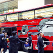 3月15日に都内で公開されたレストランバス。2階建て三菱ふそう『エアロキング』がベースで、4月30日から新潟を駆ける