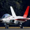 名古屋空港で滑走試験を進めている先進技術実証機「X-2」。