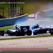 F1第5戦スペインGPの決勝レースで「同士討ち」となったメルセデスAMGペトロナスの2台