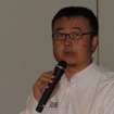 ルマン、WECのマーケティング展開について話す、トヨタの沖田大介氏。