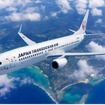 日本トランスオーシャン航空737-800型機
