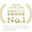 N-BOXシリーズ 2015年 2016年上半期軽販売台数 No.1 ロゴマーク