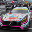 今季のGT300クラスを戦っている #4 グッドスマイル 初音ミク AMG。