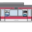 京葉線、全線開業25周年ラッピング列車（イメージ）