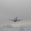 MRJの離陸（グラント・カウンティ空港）　〈写真提供　三菱航空機〉